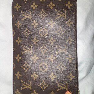 Louis Vuitton Zippered Pouch Brown Monogram